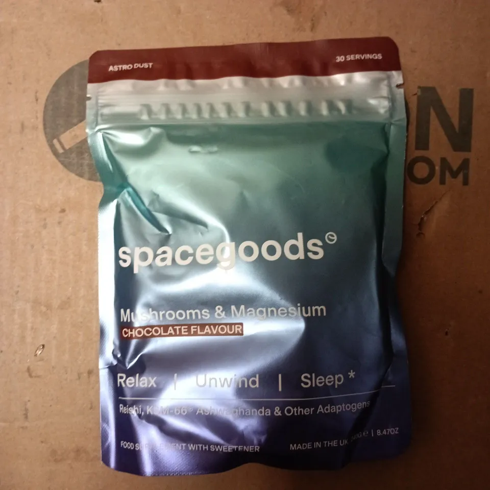 SPACEGOODS MUSHROOMS & MAGNESIUM – CHOCOLATE FLAVOUR, 30 SERVINGS (ASTRO DUST)