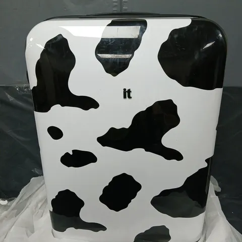 IT LUGGAGE MOO COW BLACK/WHITE SUITCASE