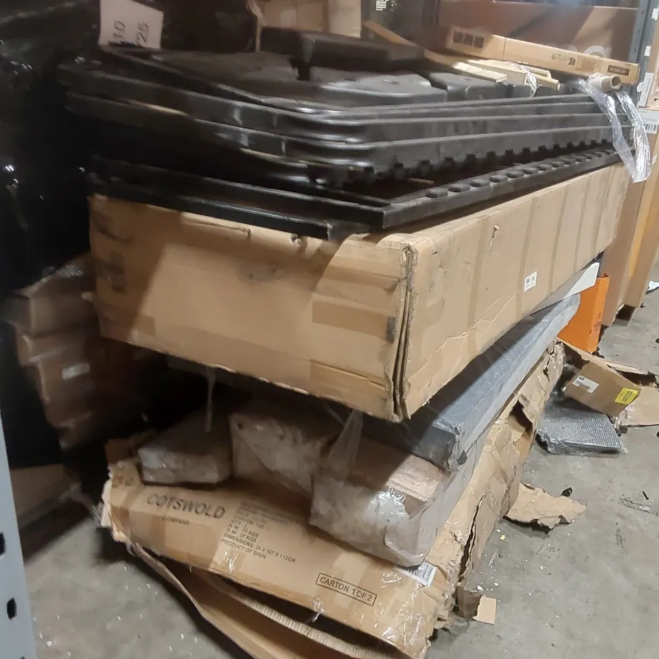 PALLET CONTAINING A LARGE QUANTITY OF ASSORTED FURNITURE PARTS ECT
