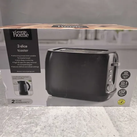 SEALED 2-SLICE TOASTER IN BLACK
