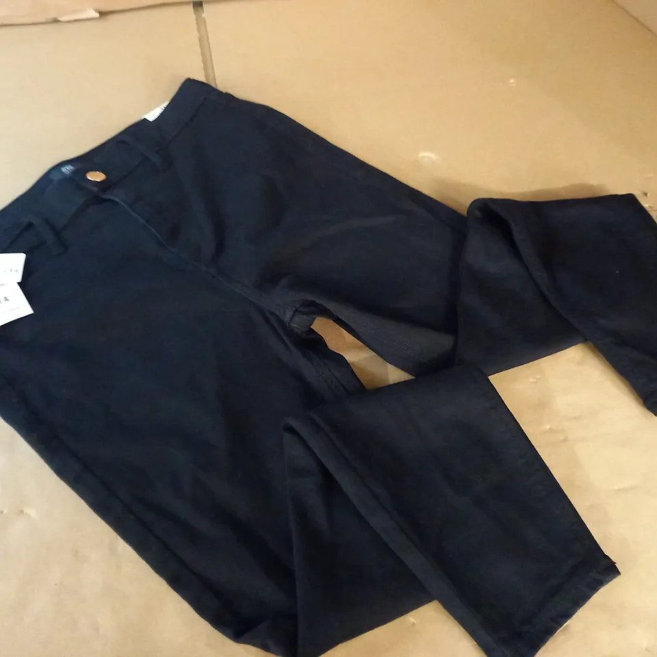 RIVER ISLAND PETITE KAIA HIGH RISE DISCO JEANS - 14 XS