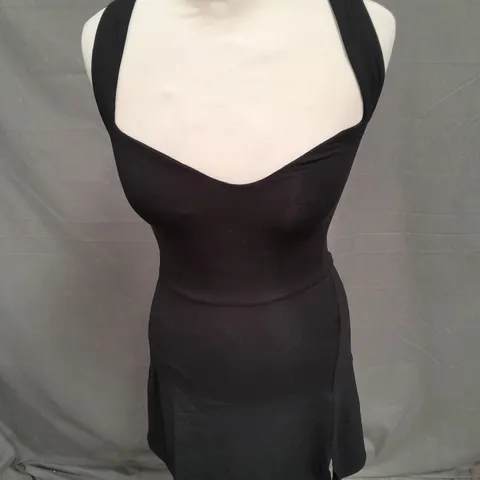 OH POLLY JOLIE SWEETHEART NECKLINE MINI DRESS IN BLACK SIZE 4