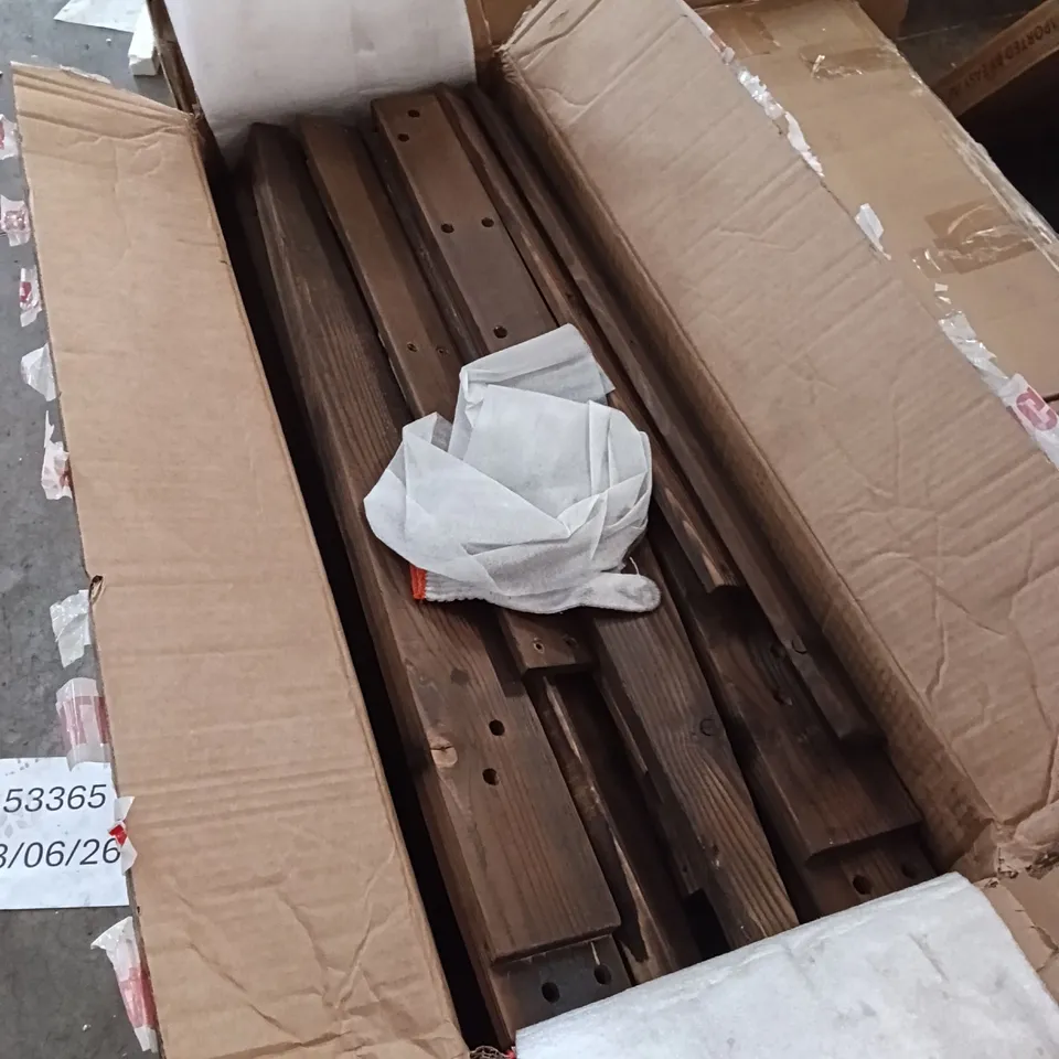 BOXED WOODEN BRIDGE - DARK BROWN (1 BOX)