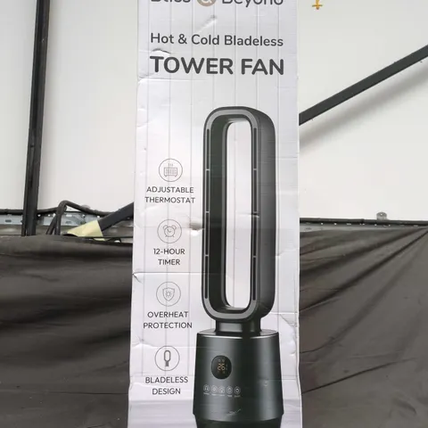 BLISS & BEYOND HOT & COLD BLADELESS TOWER FAN 