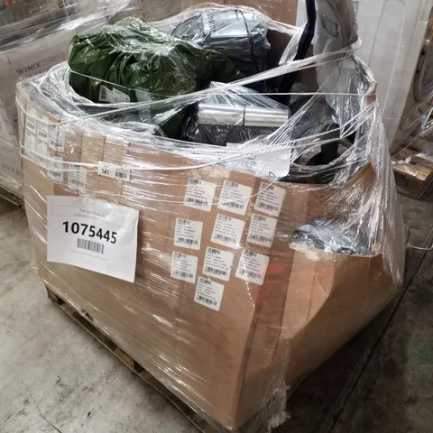 PALLET OF APPROXIMATELY 17 UNPROCESSED RAW RETURN HOUSEHOLD AND ELECTRICAL GOODS TO INCLUDE;