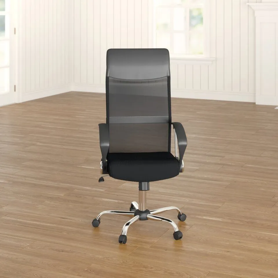 BOXED HIGH BACK MESH DESK CHAIR