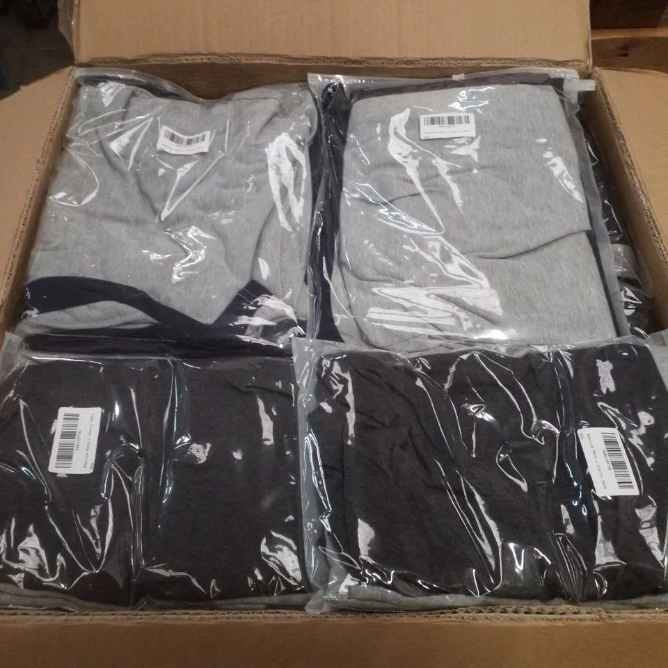 BOX CONTAINING APPROXIMATELY 58 ASSORTED ASENIZA MENS PYJAMA SHORTS SETS