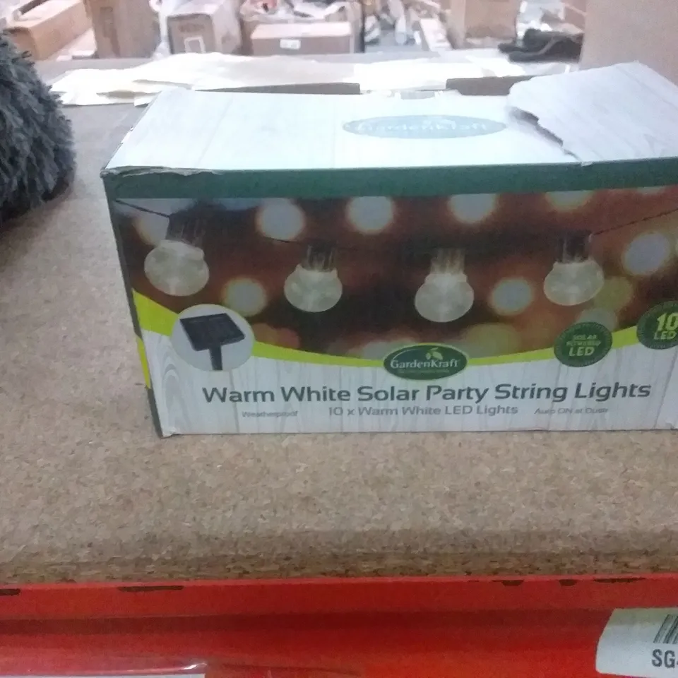 BOXED 290CM LED SOLAR POWERED 10 BULB MINI LIGHT STRING