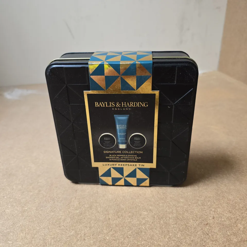 BAYLIS & HARDING SIGNATURE COLLECTION LUXURY KEEPSAKE TIN - BATH & BODY GIFT SET