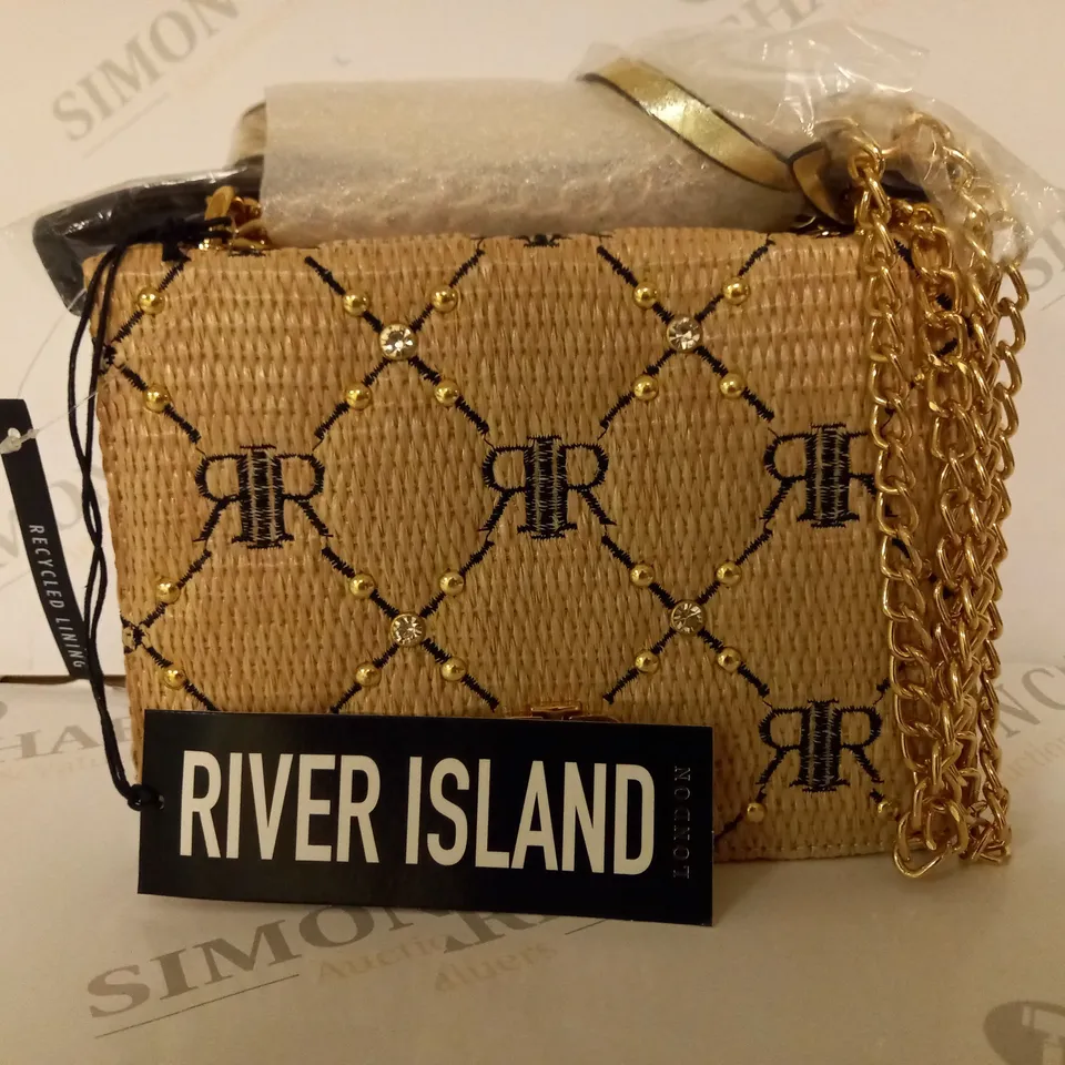 RIVER ISLAND BEIGE FASHION HANDBAG