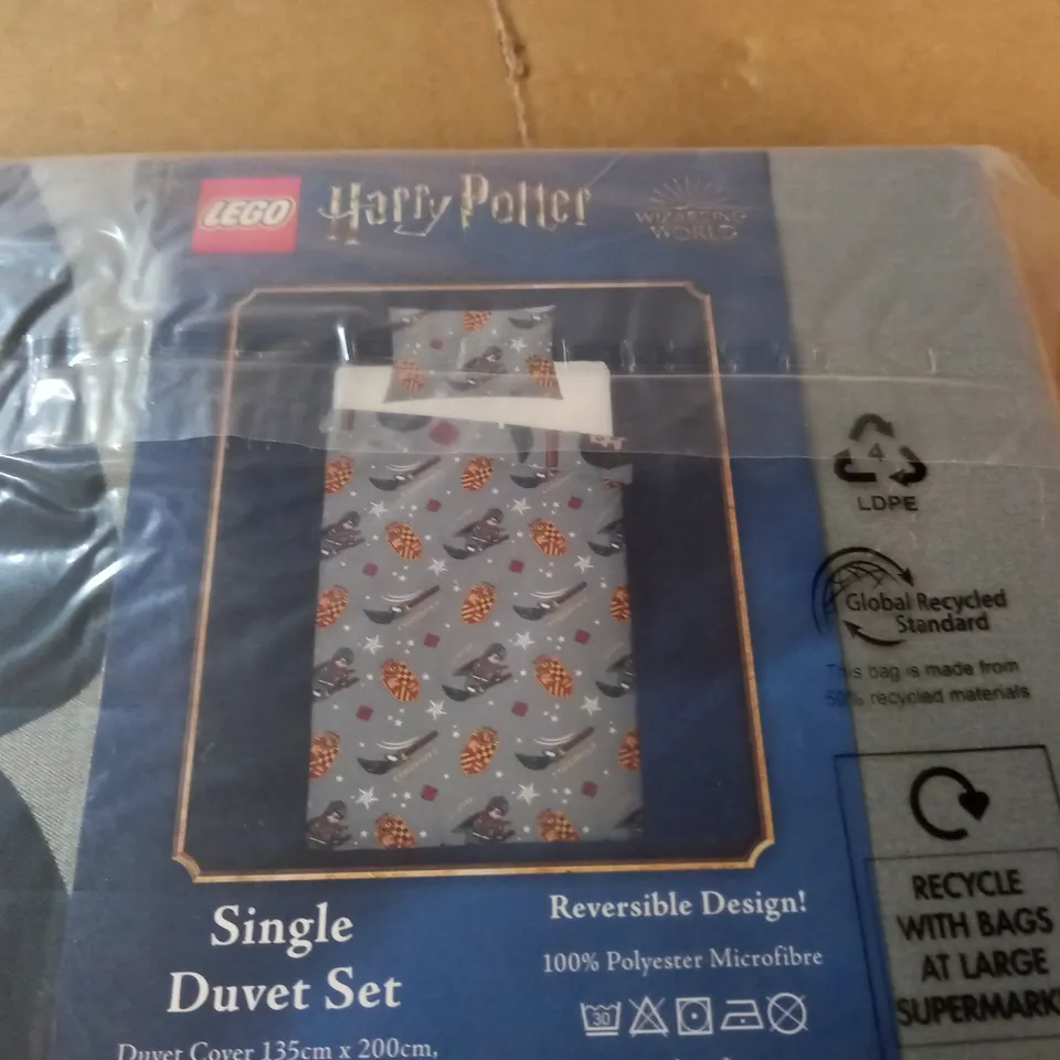 LEGO HARRY POTTER SINGLE DUVET SET