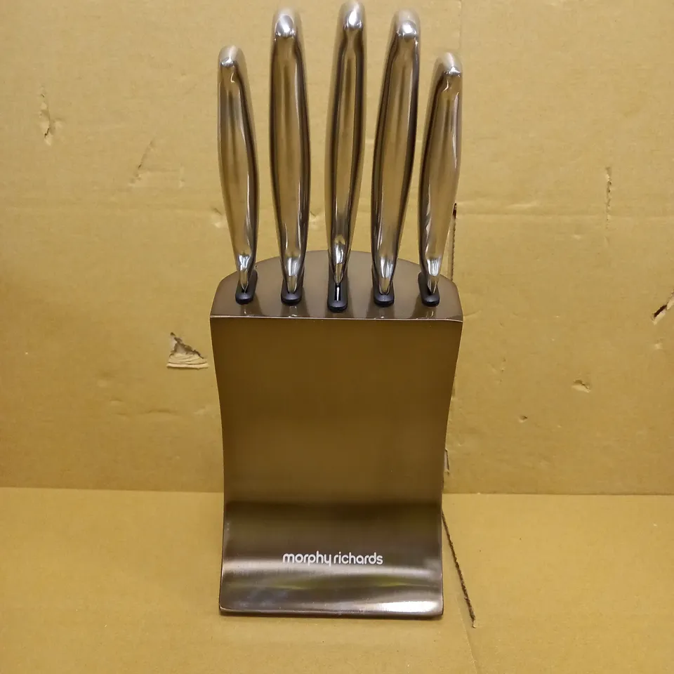 MORPHY RICHARDS ACCENTS 974819 KNIFE BLOCK