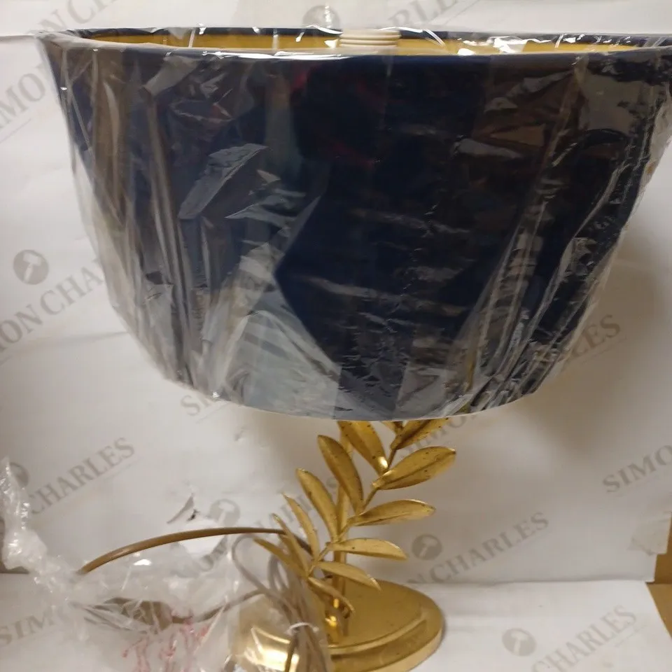 LAURA ASHLEY ARCHER GOLD LEAF TABLE LAMP
