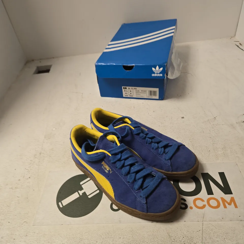 PUMA SNEAKERS – UK 4 (US 5, EUR 37) BLUE & YELLOW