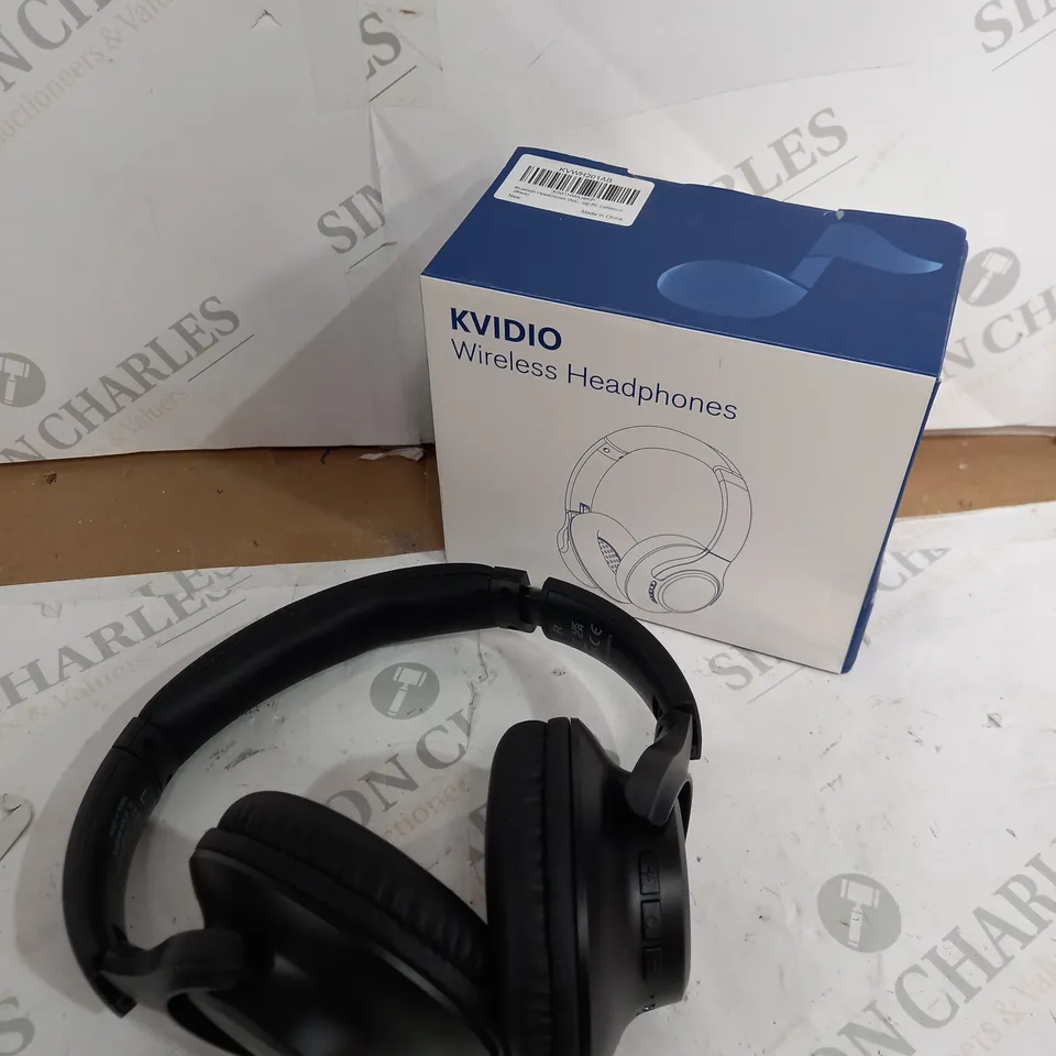 BOXED KVIDIO WIRELESS OVERHEAD EARPHONES 
