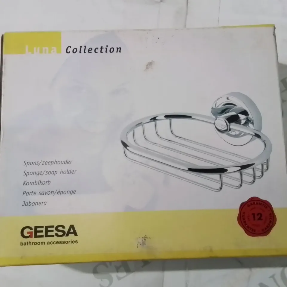BOXED WALL MOUNTED SOAP DISH SHOWER SHELF/TIDY