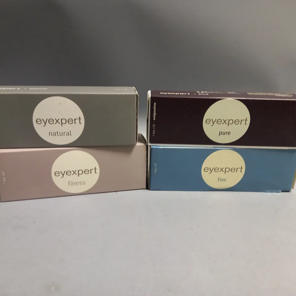 APPROXIMATELY 20 ASSORTED EYEXPERT 1-DAY 30PCS TINTED SOFT CONTACT LENS