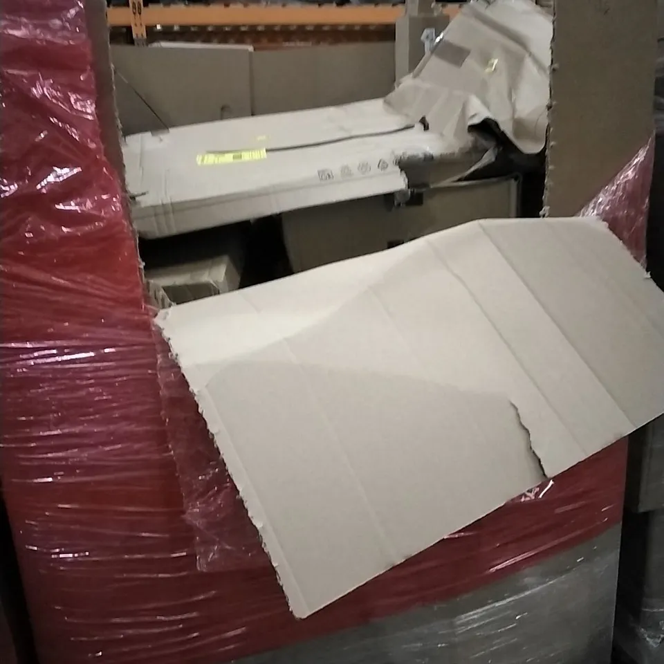 PALLET OF HOUSEHOLD ITEMS TO INCLUDE COOLING FAN,CHASSIS PARTS CONTROL ARM KITS,AQUA ELITE 360 V3,CHRISTMAS TREE AND OTHER ASSORTED ITEMS...