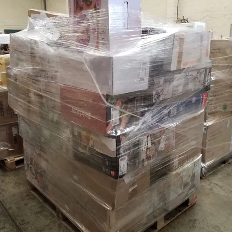 PALLET OF APPROXIMATELY 50 UNPROCESSED RAW RETURN HOUSEHOLD AND ELECTRICAL GOODS TO INCLUDE;