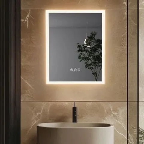 BOXED FRONT LIGHTED VANITY MIRROR