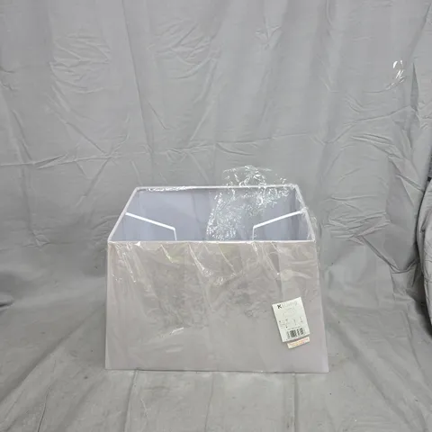 K LIVING GREY FABRIC LIGHTSHADE