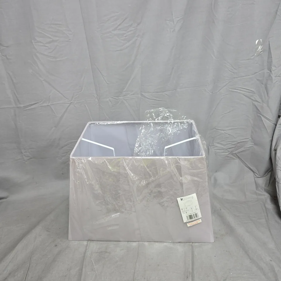 K LIVING GREY FABRIC LIGHTSHADE