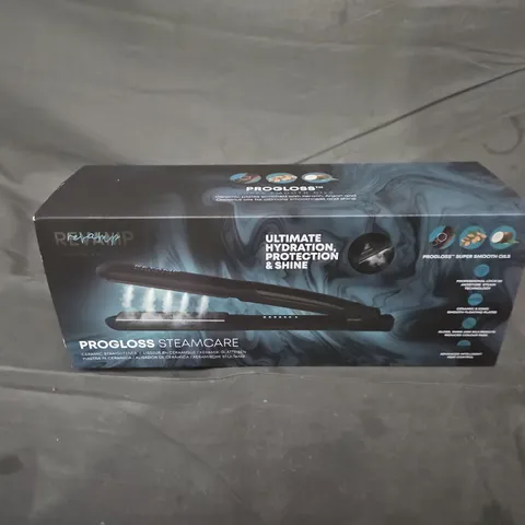 BOXED REVAMP PROGLOSS STEAMCARE CERAMIC STRAIGHTENER ST-1600-GB
