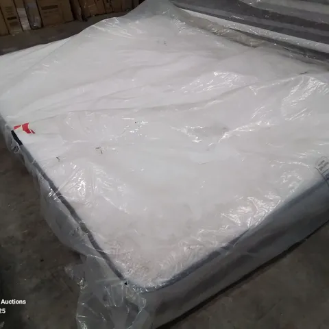 QUALITY BAGGED 5' GEL-OCEAN BLUE LATEX POCKET SPRUNG KINGSIZE MATTRESS
