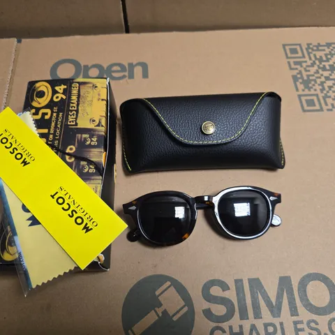 BOXED MOSCOT ORIGINALS TORTOISESHELL SUNGLASSES 