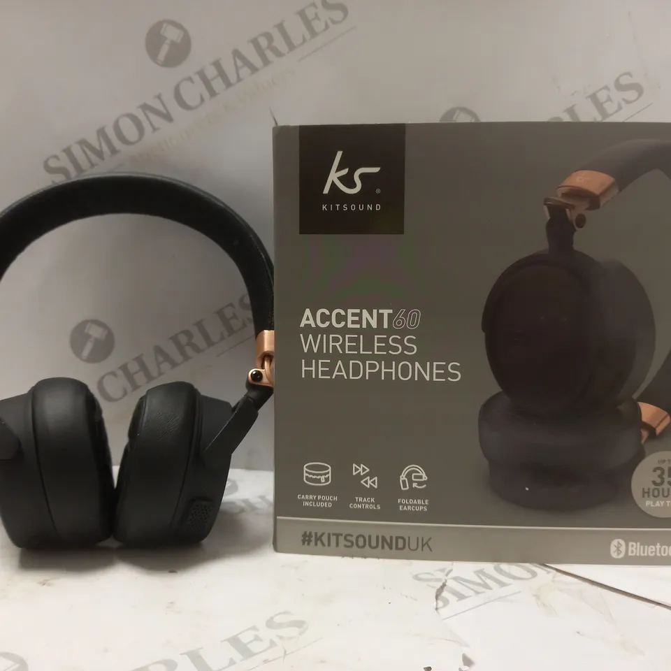 BOX OF 3 ASSORTED ITEMS TO INCLUDE - KITSOUND ACCENT 60 - LOGITECH WIRELESS COMBO MK295 - VAPOO K8100M