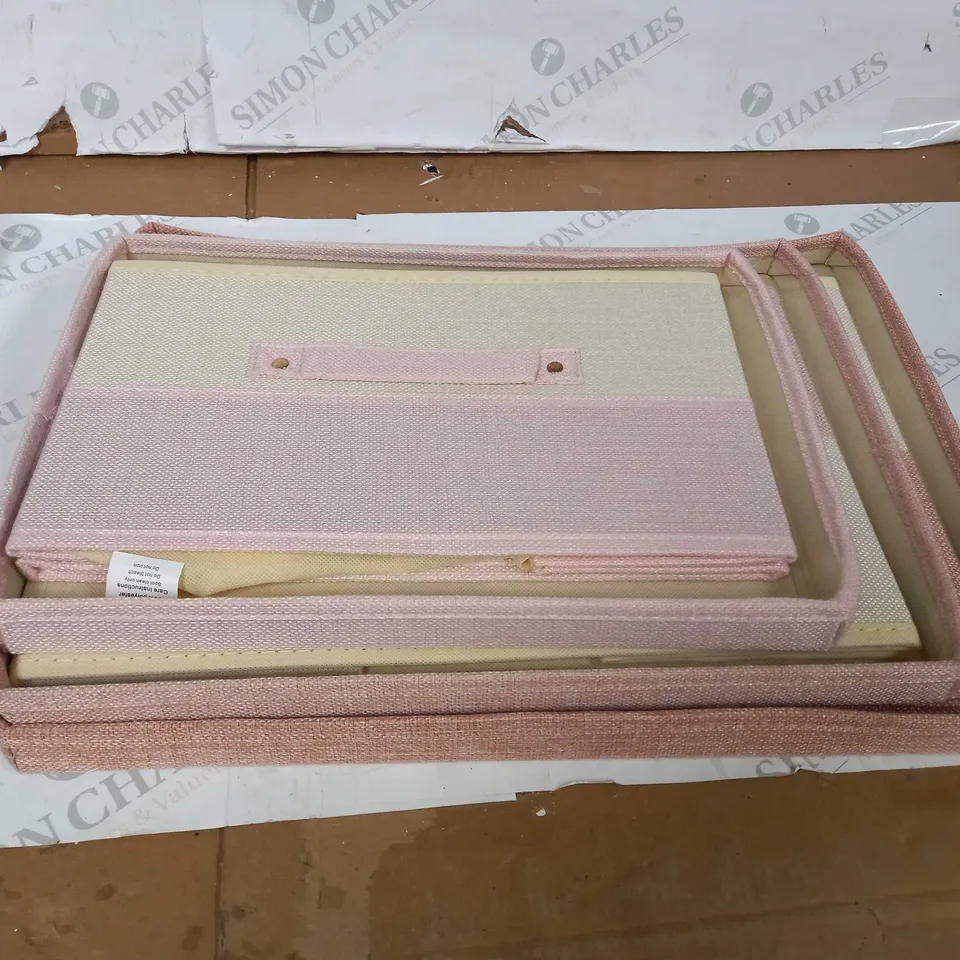 BUNDLEBERRY BY AMANDA HOLDEN SET OF 3 FOLDABLE NESTABLE STORAGE BOXES