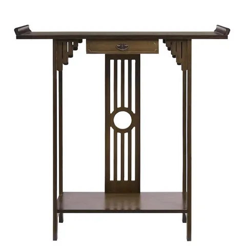 BOXED UNHON CONSOLE TABLE - BLACK (1 BOX)