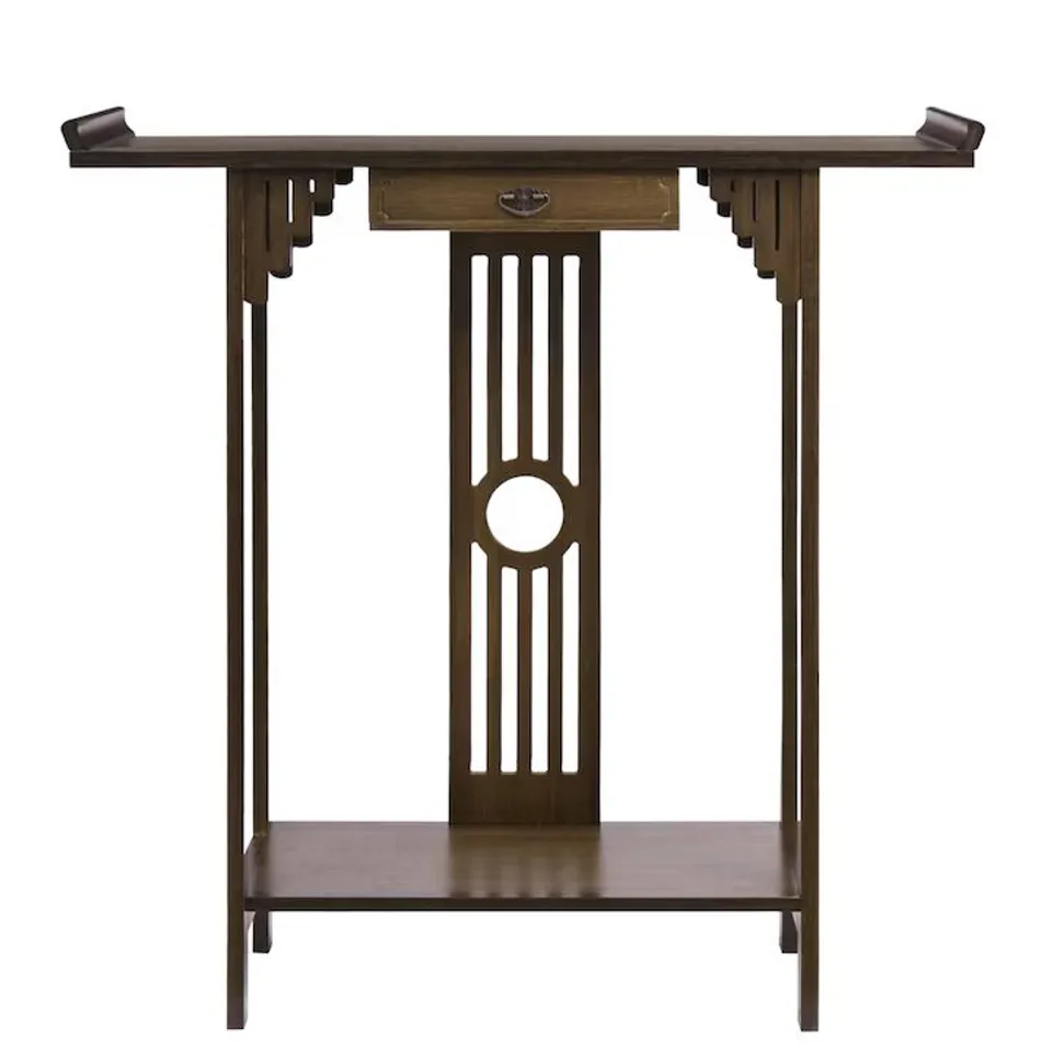 BOXED UNHON CONSOLE TABLE - BLACK (1 BOX)