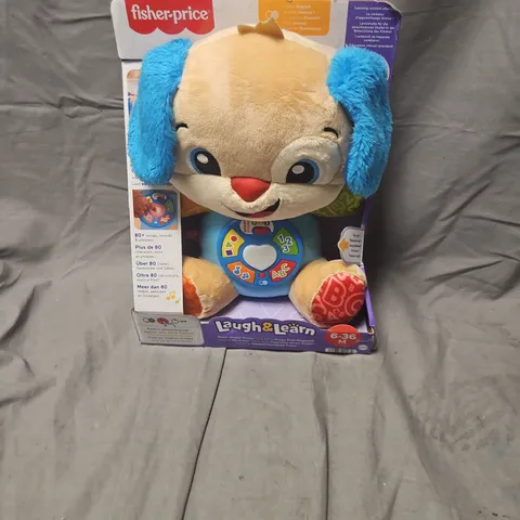 FISHER-PRICE LAUGH & LEARN PLUSH PUPPY – BABY TOY, BOXED (6–36 MONTHS)