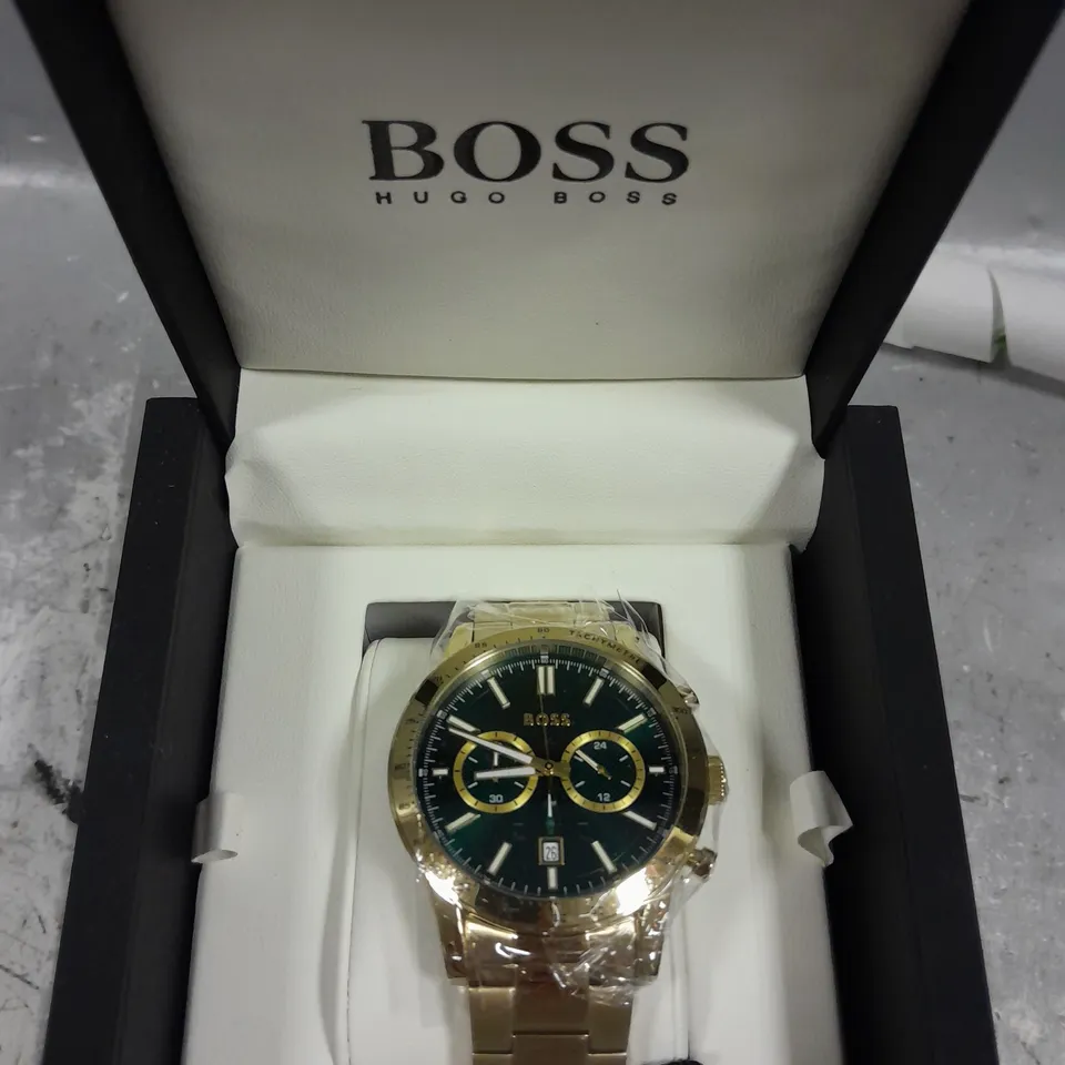 HUGO BOSS WATCH IN GOLD 