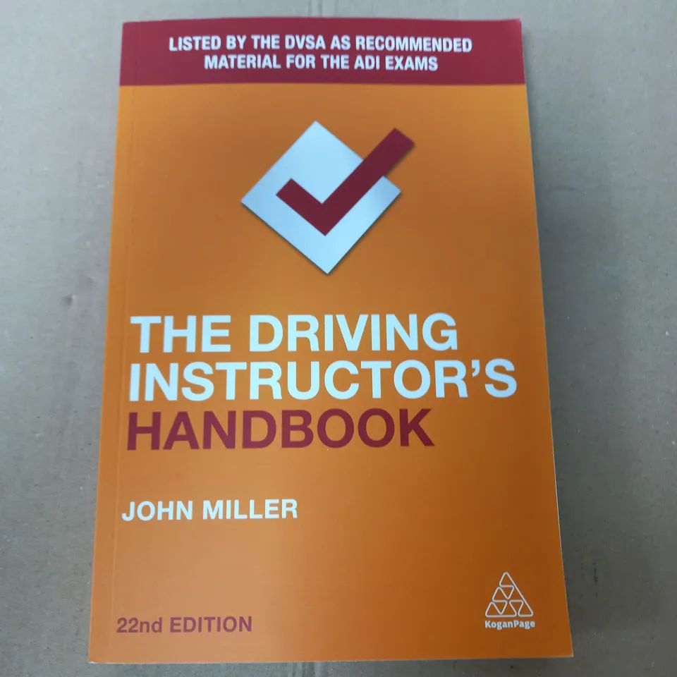 JOHN MILLER THE DRIVING INSTRUCTORS HANDBOOK