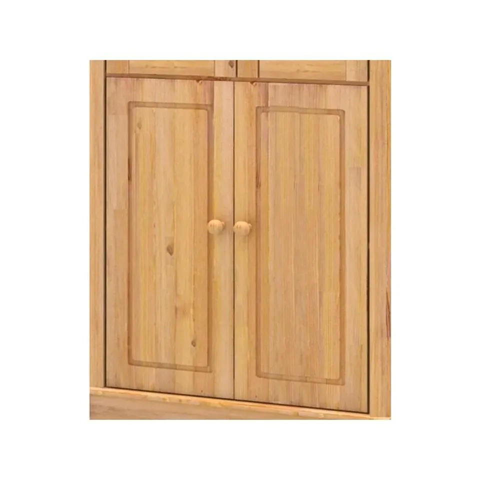 BOXED PINE BOOKCASE DOOR - WHITE