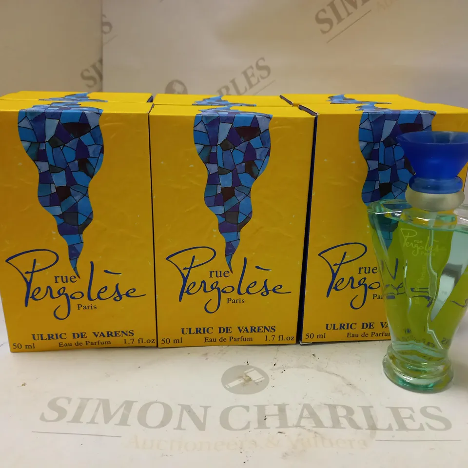 LOT OF 6 X 50ML ULRIC DE VARENS RUE PERGOLESE PARIS EAU DE PARFUM