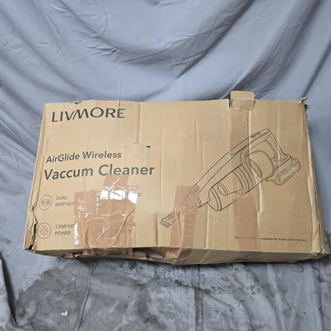 LIVMORE AIRGLIDE WIRELESS VACUUM CLEANER BOXED