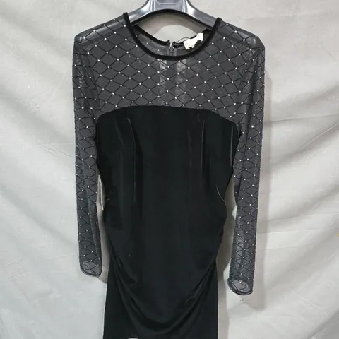 PHASE EIGHT AMBEROSE DRESS IN BLACK - UK 16