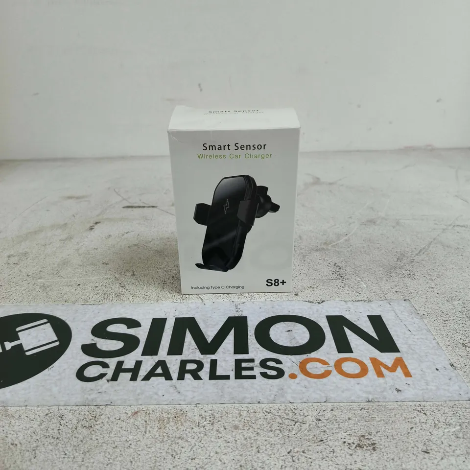SMART SENSOR WIRELESS CAR CHARGER TYPE C S8+ BOXED