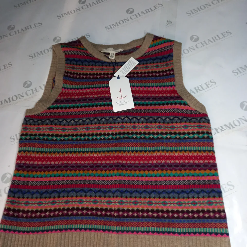 SEASALT CORNWALL PERCELLA COVE VEST SIZE 10 