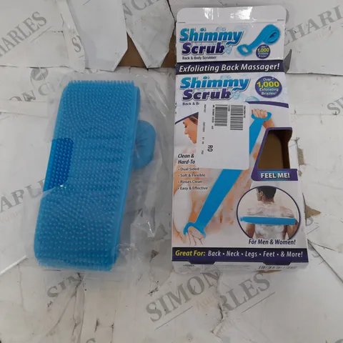 SHIMMY SCRUB EXFOLIATING BACK MASSAGER