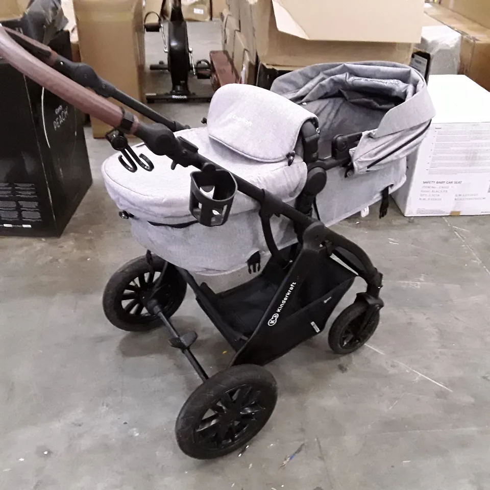 KINDERKRAFT XMOOV MULTI PURPOSE CARRIAGE 3 IN 1 STROLLER, PRAM BODY & CAR SEAT