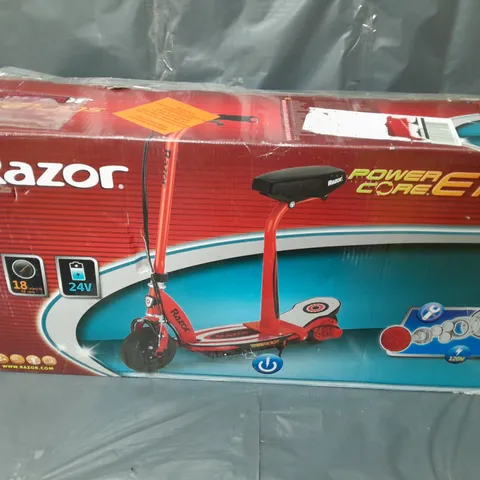 BOXED RAZOR POWERCORE E110S 24V SCOOTER - RED - COLLECTION ONLY