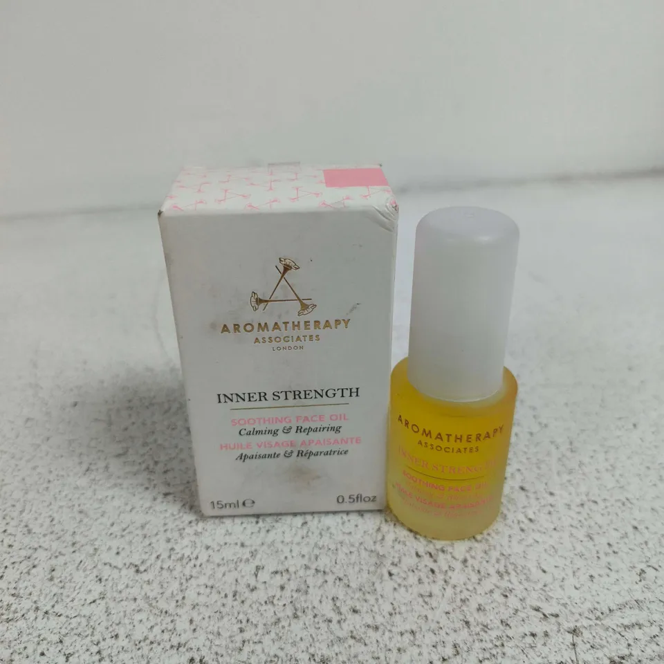 BOXED AROMATHERAPY ASSOCIATES INNER STRENGTH SOOTHING FACE OIL (15ML)