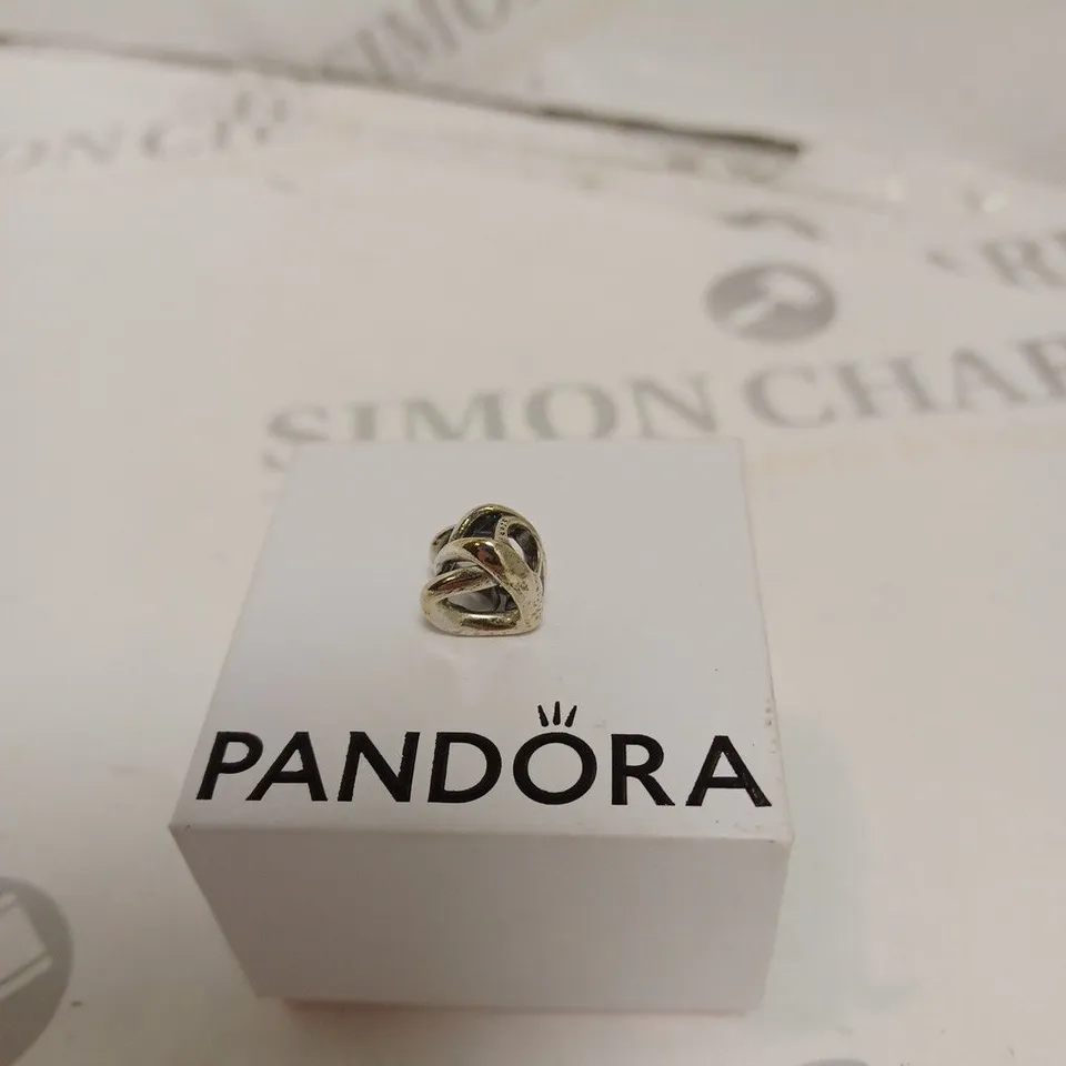 PANDORA ENTWINED HEART CHARM