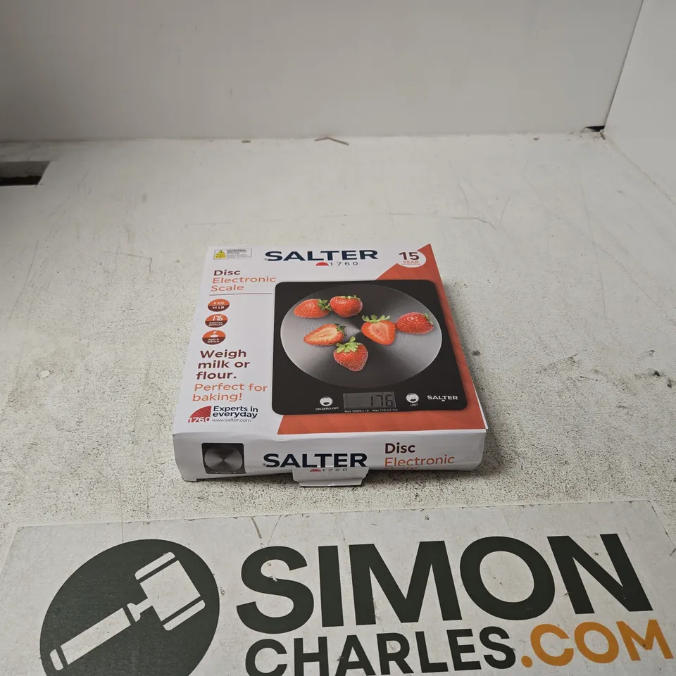 SALTER DISC ELECTRONIC SCALE