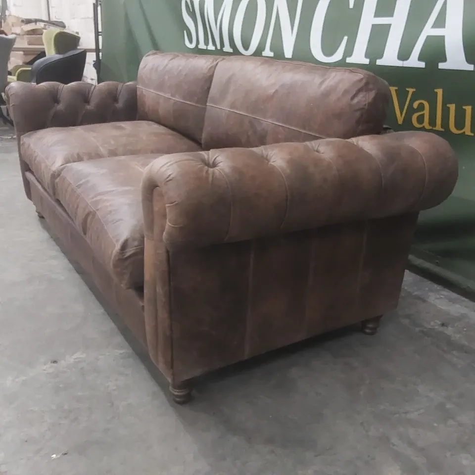QUALITY DESIGNER 3 SEATER LEATHER SOFA