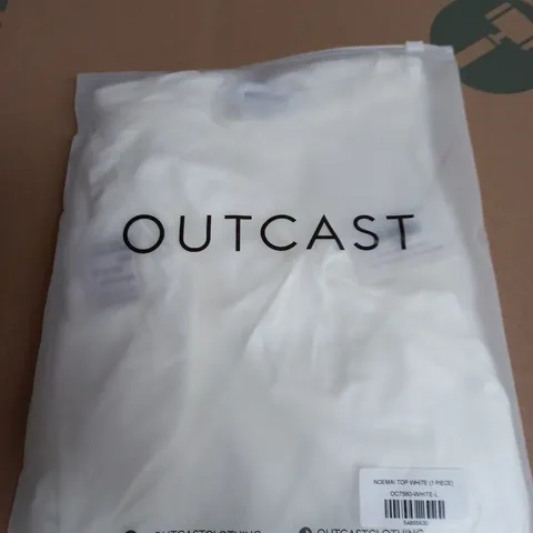 OUTCAST CLOTHING NOEMAI TOP WHITE – UK SIZE L